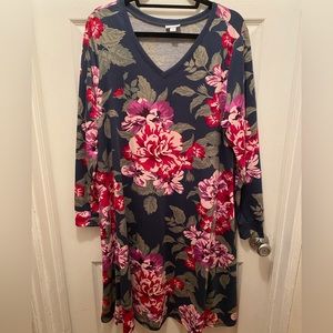 LulaRoe Long Sleeved Midi Dress